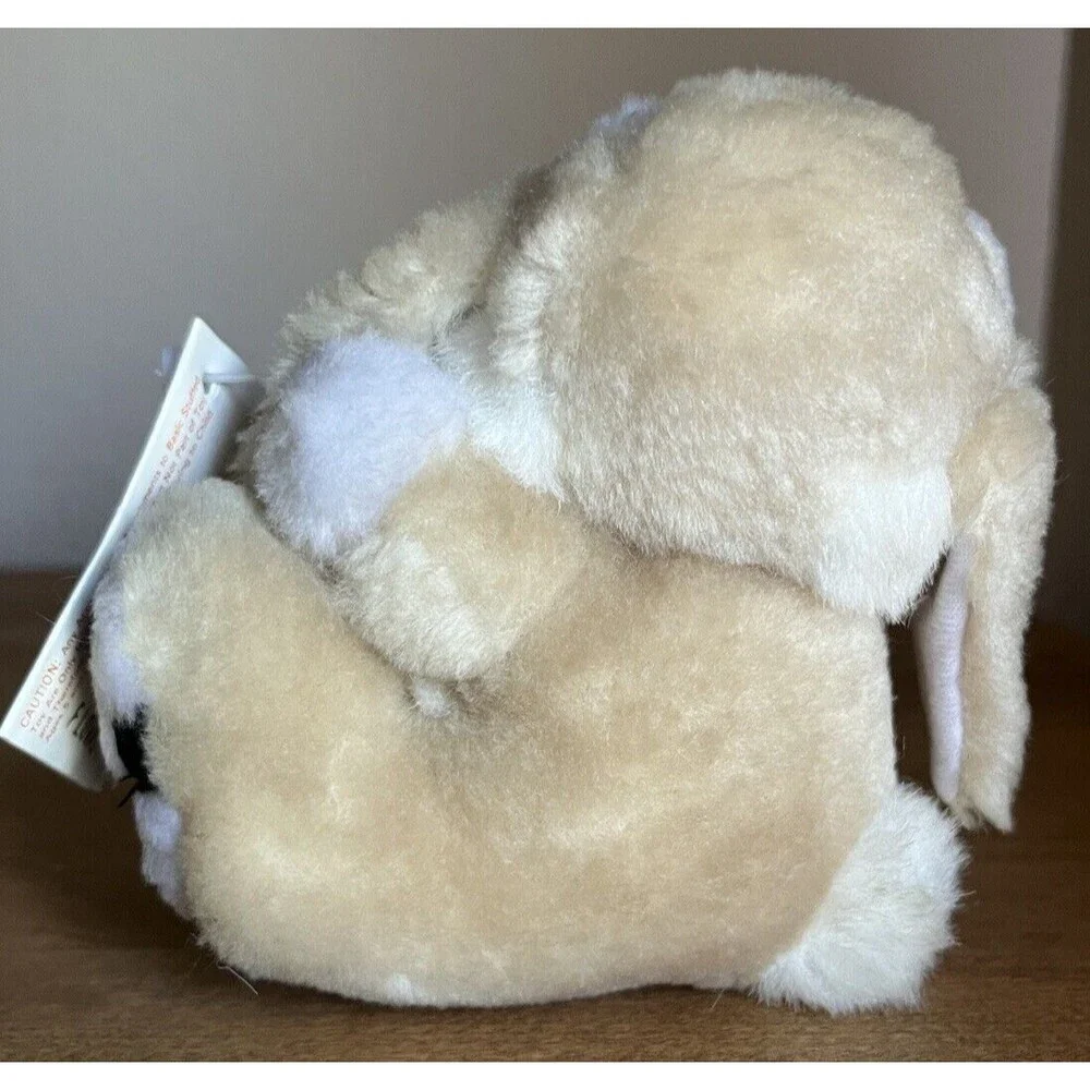 Lucky Plush Toys Bunny Rabbit Vintage 90s Mini Stuffed Animal Beige 5in‎ Easter